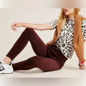 NWOT Pilcro and the Letterpress Corduroy High-Rise Skinny Pants Anthropologie